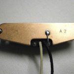 HOT Stratocaster A2 BRIDGE PICKUP 13.4kOhm Copper Plated Steel Baseplate Alnico Telecaster Strat Tele Tone