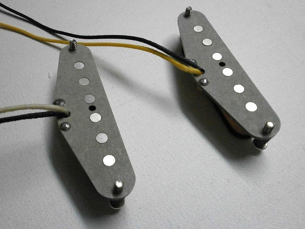 MUSTANG Pickup SET A5 HOT Vintage, Fits Fender, GrayBottom