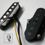 Telecaster Pickups QUARTER POUND .250" A2/5 SET Tele Bridge Neck Custom Fits Fender Nocaster Broadcaster Blackguard