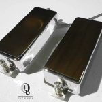 FIREBIRD Pickup SET 2pcs  Vintage Correct Mini Humbucker Chrome Nickel Silver Fits Gibson