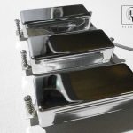 FIREBIRD Pickup SET 3pcs  Vintage Correct Mini Humbucker Chrome Nickel Silver Fits Gibson