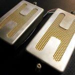 Humbucker Pickups SET H COVER GOLD FOIL Relic/Aged