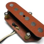 Telecaster BRIDGE Pickup RED .250" A5 Quarter Pound 10kOhm Tele Alnico V