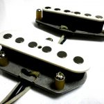 WHITE Telecaster .250" A5 Pickups SET Quarter Pound Tele Alnico V Bridge Neck