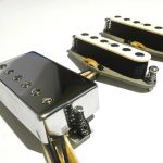 HSS Strat SET Quarter Pound White/chrome F-SPACED