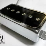 Humbucker Sized P90 Pickup Open cover Hand Wound PAF Size Single Coil Q Bridge Neck by Q pickups