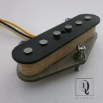 Coil Tap Telecaster Guitar Bridge Pickup Hand Wound Alnico 2 Fender Vintage Hot by Q pickups