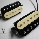 Humbucker Pickups Alnico 4 ZEBRA Set HOT PAF 13kOhm Bridge and Neck by Q pickups