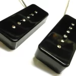 Q pickups SOAP BAR P90 Pickups SET Black 50s Vintage Fits Les Paul SG Epi Gibson Fender