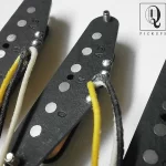 3 x Coil Tapped Stratocaster Pickups SET Alnico 2 Hand Wound by Q pickups Fits Fender Strat Squire
