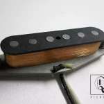 MUSTANG Guitar Pickup A5 HOT Vintage Custom Fits Fender Gray Bottom Hand Wound by Q pickups