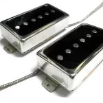 Humbucker Size Hybrid Pickups SET Strat Tone Alnico 5 ROD Magnets Like Fender Stratocaster PAF Q