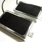 Humbucker Pickups SET Open Cover BLACK FOIL PAF Q Pickups Custom Shop Fits Gibson Epi Greco Ibanez