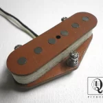 Telecaster Bridge RED Pickup Hand Wound A3 Fits Fender Vintage by Q pickups Tele Esquire