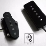 Telecaster Custom Guitar Pickups SET P90 NECK Tele Bridge Hand Wound Fits Fender by Q pickups