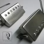 Humbucker Pickups PAF Nickel Silver RAW covers Vintage Gibson Custom Order by Q pickups