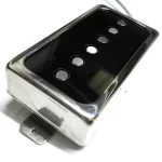 Humbucker Size Hybrid Pickup Strat Tone Alnico 5 ROD Magnets Like Fender Stratocaster PAF Q Black