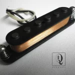 Stratocaster 13kOhm Pickup HOT Alnico 5 David Gilmour Black Strat Bridge  Hand Wound by Q pickups Fits Fender