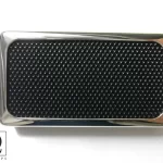 Q pickups CHROME Open Cover BLACK FOIL  Humbucker PAF Guitar Pickup Hand Wound