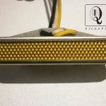 Telecaster Neck Pickup A5 Raw Cover/Gold Foil Alnico Hand Wound Coil Tap by Q pickups