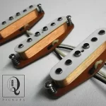 HOT Stratocaster Guitar A5 Pickups SET Fullerton RE Red Bottom Hand Wound NON R.W.R.P.