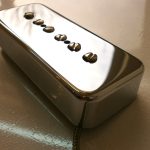 SOAP BAR P90 Pickup 1pc METAL CHROME PLATED Nickel Silver Cover Vintage Custom Shop Q