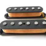 VINTAGE Jaguar A2 Q Pickups SET Hand Wound Alnico II Tone Offset Jag 6.6kΩ / 6.4kΩ