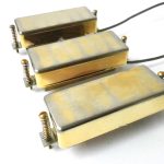 FIREBIRD Aged/Relic GOLD Set 3pcs Vintage Correct Mini Humbucker Bird