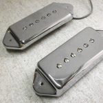 DOG EAR P90 Pickups SET BLACK/CHROME/NICKEL/RAW NICKEL Fits Casino Riviera Wildcat ES-330 Gibson Epiphone John Lennon 50s 60s