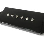 P90 Pickup Dog Ear BLACK A4 HOT Bridge Fits Gibson Epiphone Handcrafted by Q pickups Vintage