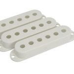 Stratocaster Pickup Covers 52.2mm Strat White Black Aged White Qty 3pcs