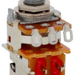 Potentiometer Alpha 250kOhm Push-Pull LOG Audio Taper METRIC SOLID Shaft