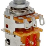 Potentiometer Alpha 500kOhm Push-Pull LOG Audio Taper METRIC Split Shaft