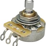 Potentiometer CTS 500kOhm LOG Vintage Audio Taper SHORT Split SHAFT US Fine Spline