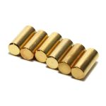 Humbucker Gold Plated Steel Pole Slugs USA PAF 6pcs