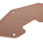 Telecaster Bridge Baseplate Copper Plated STEEL USA SAE 6-32 Vintage Tele