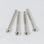 Nickel Screws 38mm Qty 8 P90 Jazz Bass Precision Mounting Screws For Wood 8pcs