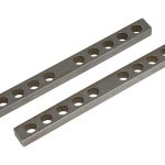 Humbucker/P90 10 Hole Keeper Bar 50mm 1010 Steel Qty 2