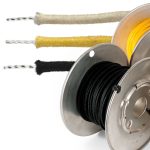 50cm/20" Cloth Covered PUSH-BACK Wire Vintage 22AWG USA Fender