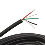 Pickup Hookup Wire 4-conductor + Shield 50cm 20" Guitar 4-wire+ground Cable