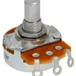 Potentiometer Alpha 250kOhm LOG Audio Taper SOLID Shaft