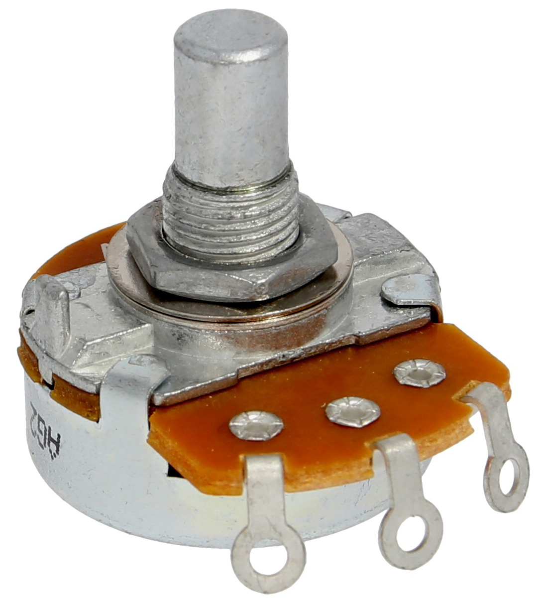 alpha 250k solid shaft 1 Potentiometer Alpha 250kOhm LOG Audio Taper SOLID Shaft - Image 1