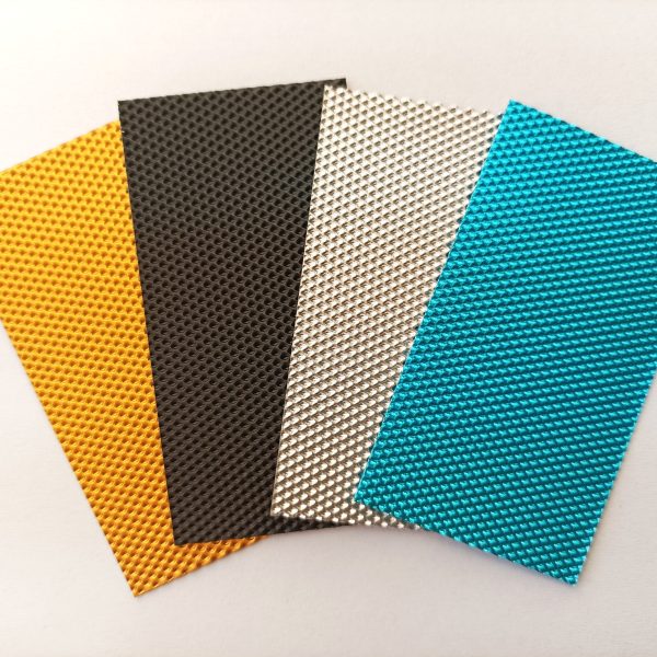 Aluminium Guitar Pickup FOIL Top Plate Gold Silver Black Blue