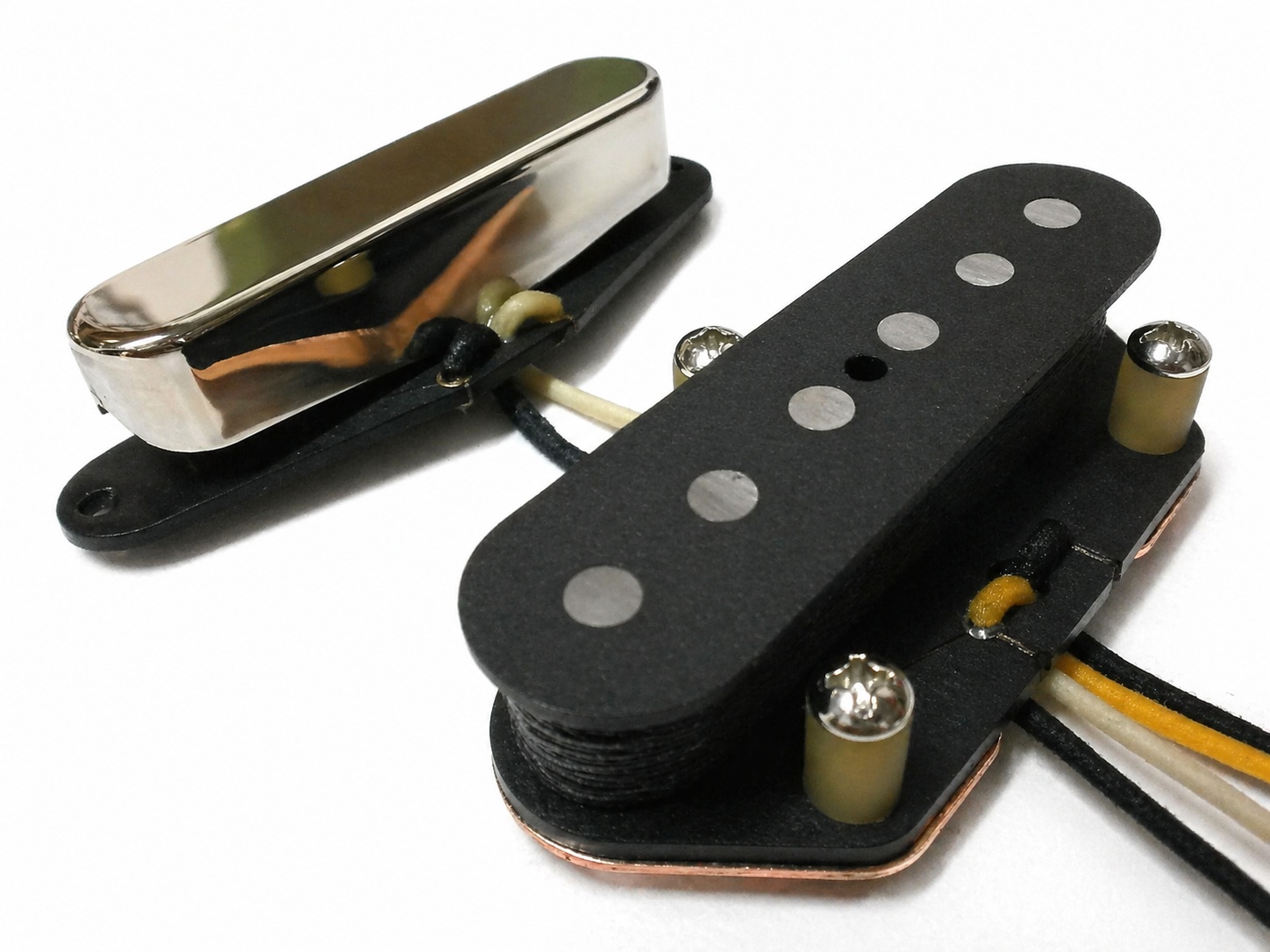 mirrored_image 1952–53 Telecaster Pickup Set VINTAGE CORRECT AlNiCo 5 Fits 1950s 1951 Telecaster Blackguard ’52–’53 - Image 1