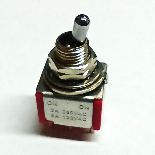 Mini Switch DPDT SHORT LEVER ON-ON 2-Position Coil Split Phase Reversal Series Parallel